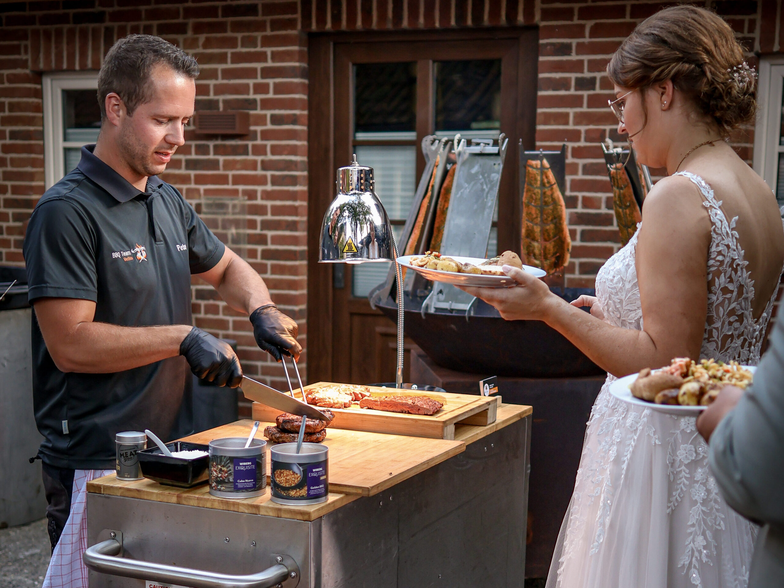 Grillbuffet bei der Hochzeit